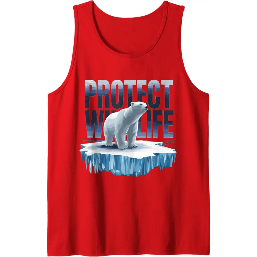 Wildlife Defender: Protecting Arctic Polar Bears Tank Top