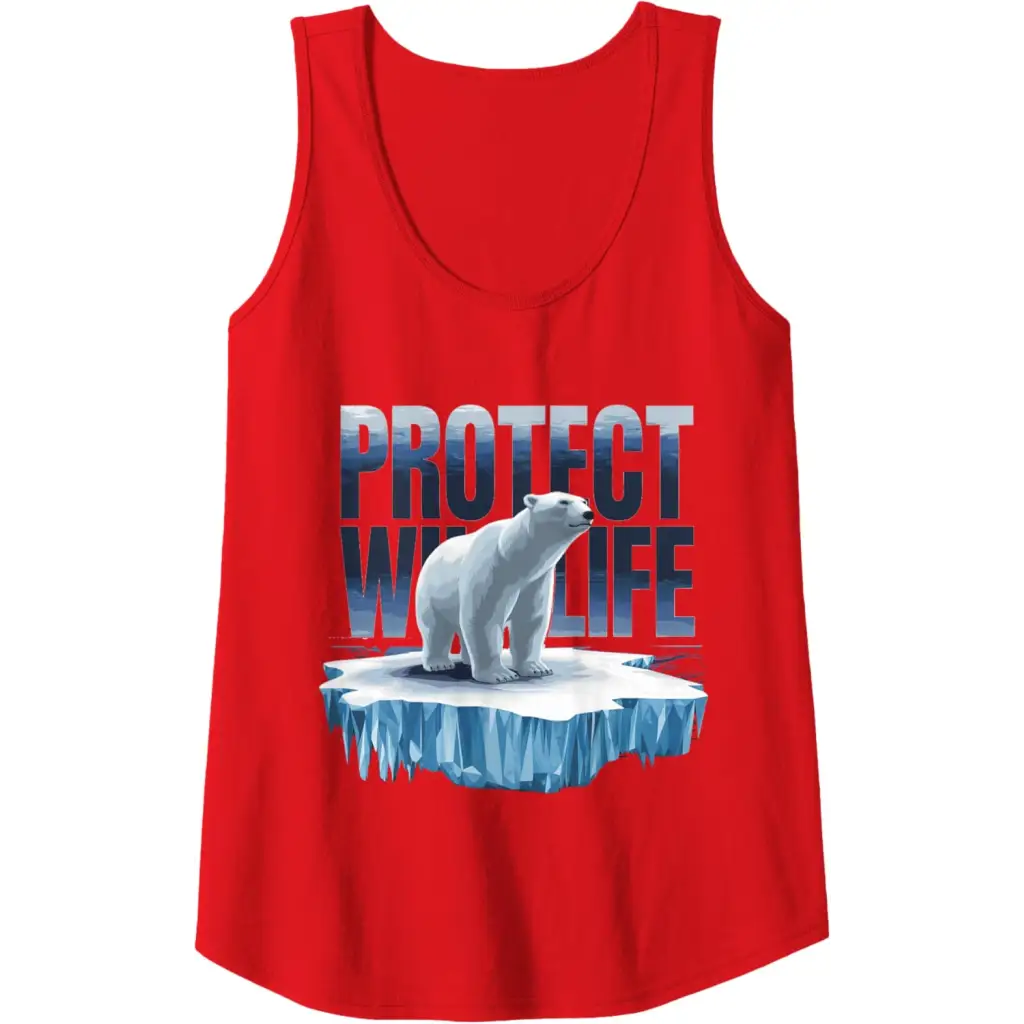 Wildlife Defender: Protecting Arctic Polar Bears Tank Top