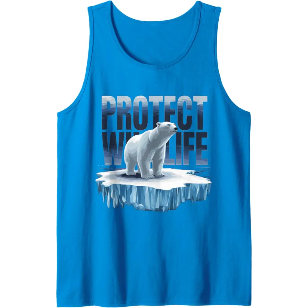 Wildlife Defender: Protecting Arctic Polar Bears Tank Top