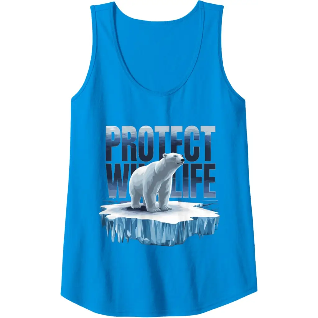 Wildlife Defender: Protecting Arctic Polar Bears Tank Top