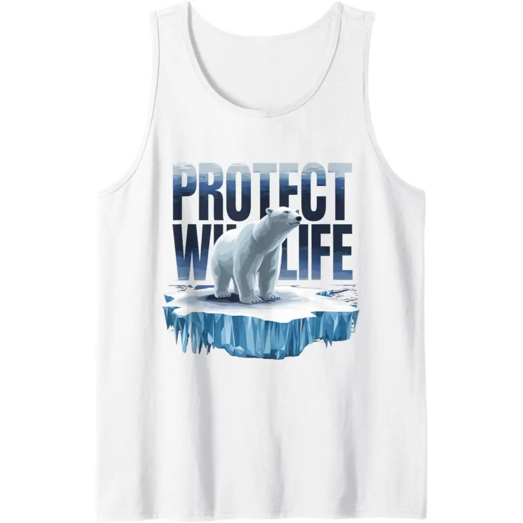 Wildlife Defender: Protecting Arctic Polar Bears Tank Top