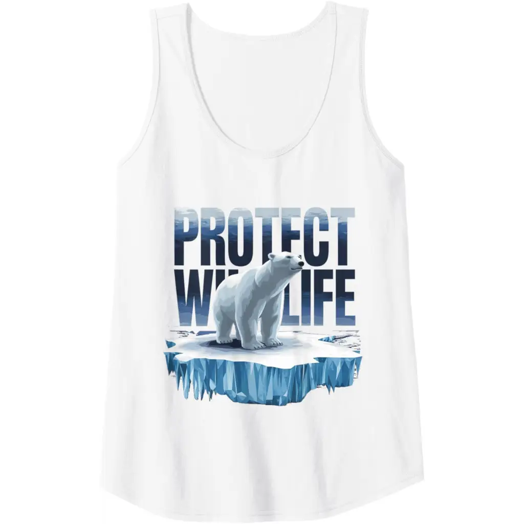 Wildlife Defender: Protecting Arctic Polar Bears Tank Top