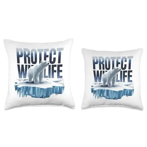Wildlife Defender: Protecting Arctic Polar Bears Throw