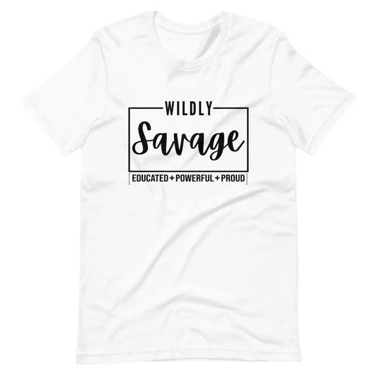 Wildly Savage t-shirt - White / S - T-Shirt