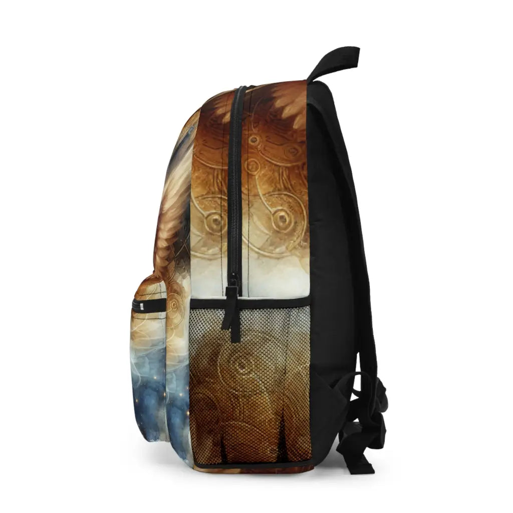Winged Ascension in Mechanized Realm Backpack One size Bags