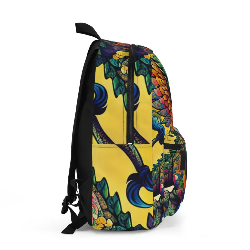 Winged Guardian in Blooming Splendor Backpack One size Bags