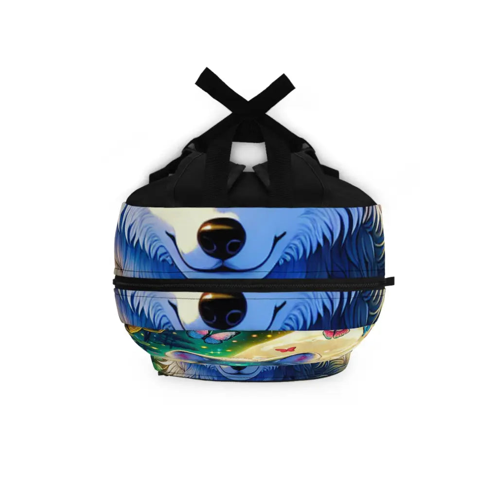 Wolf in a Luminous Meadow Backpack One size Bags