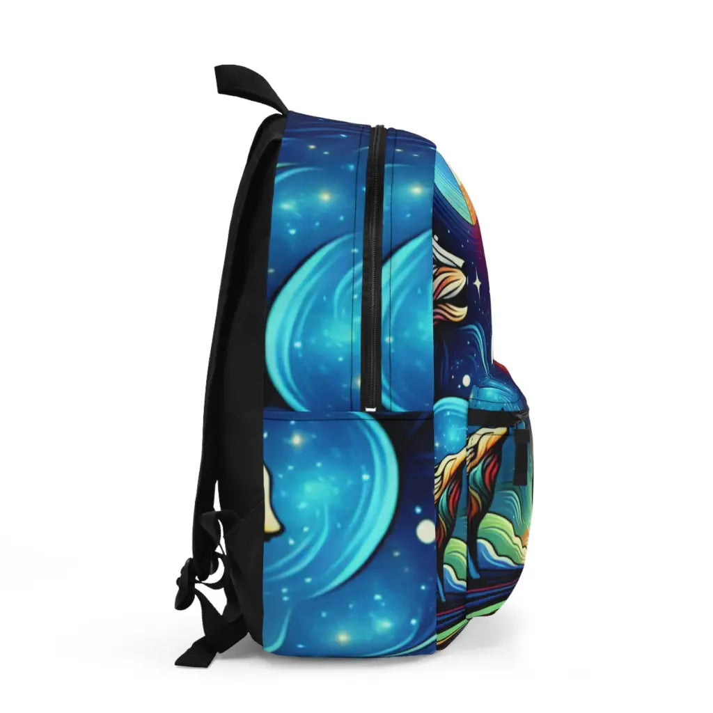 Wolves in Radiant Realms Backpack One size Bags