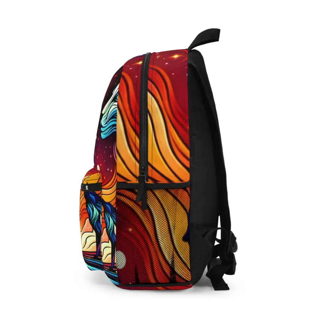 Wolves in Radiant Realms Backpack One size Bags
