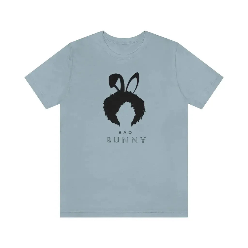 Women’s Afro Bad Bunny Jersey Short Sleeve Tee #1 - Light