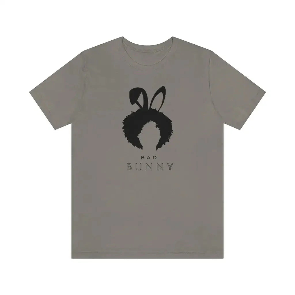 Women’s Afro Bad Bunny Jersey Short Sleeve Tee #1