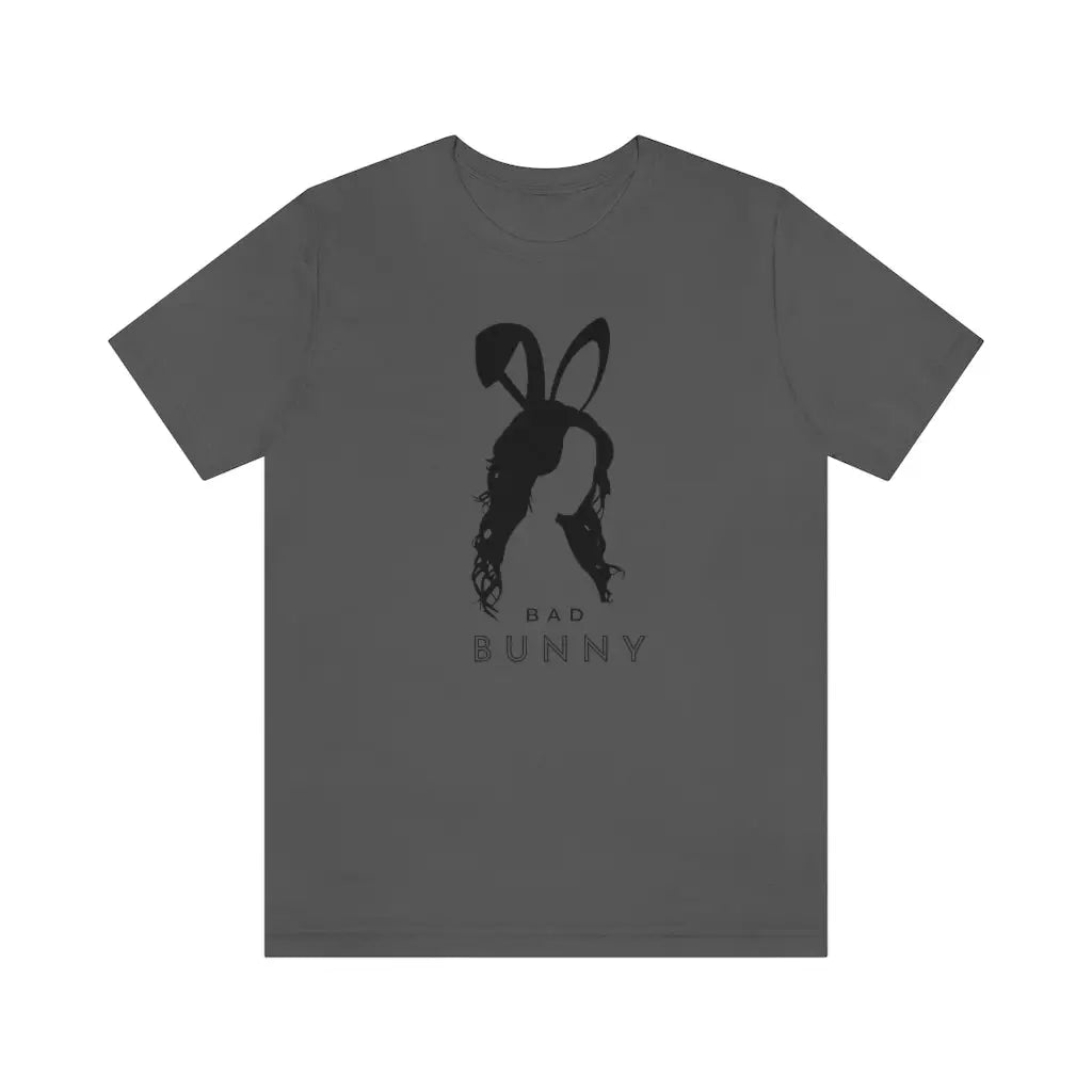 Women’s Bad Bunny Jersey Short Sleeve Tee #1 - Asphalt