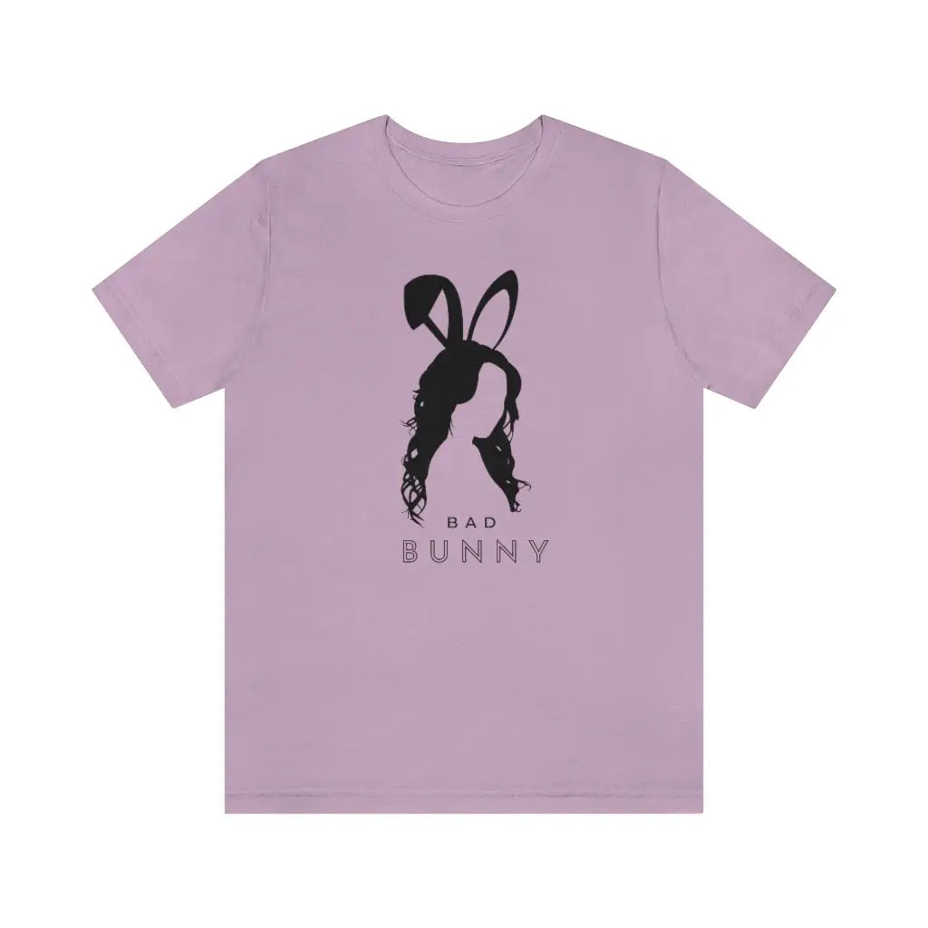 Women’s Bad Bunny Jersey Short Sleeve Tee #1 - Lilac / XS