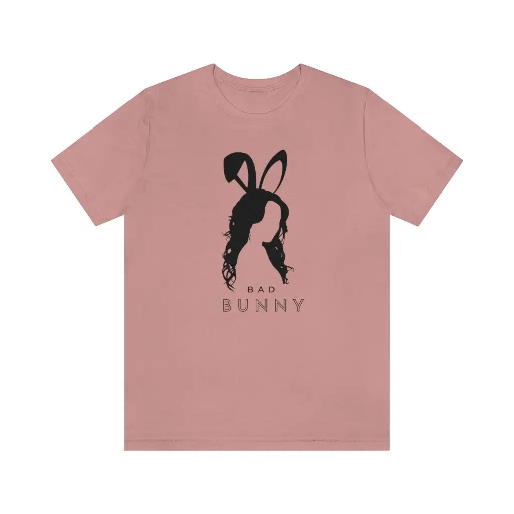 Women’s Bad Bunny Jersey Short Sleeve Tee #1 - Mauve / L