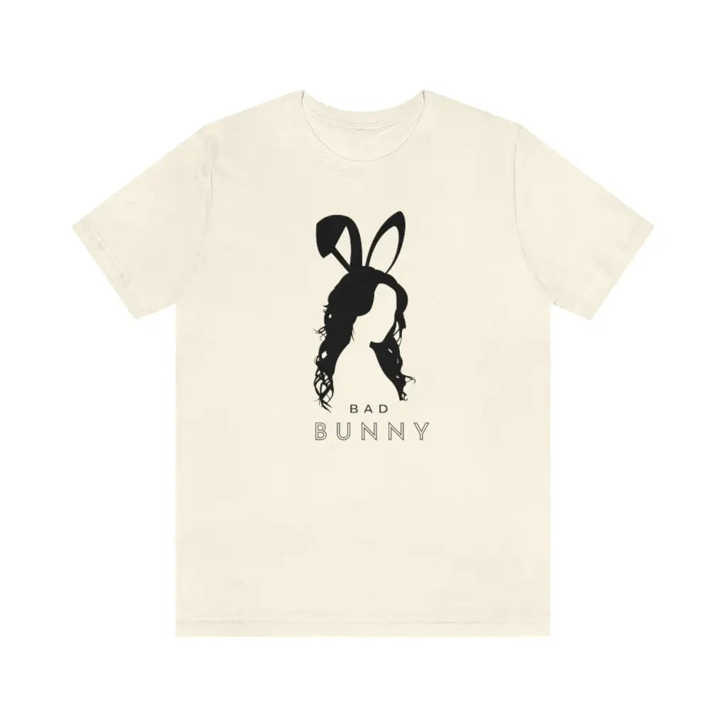 Women’s Bad Bunny Jersey Short Sleeve Tee #1 - Natural