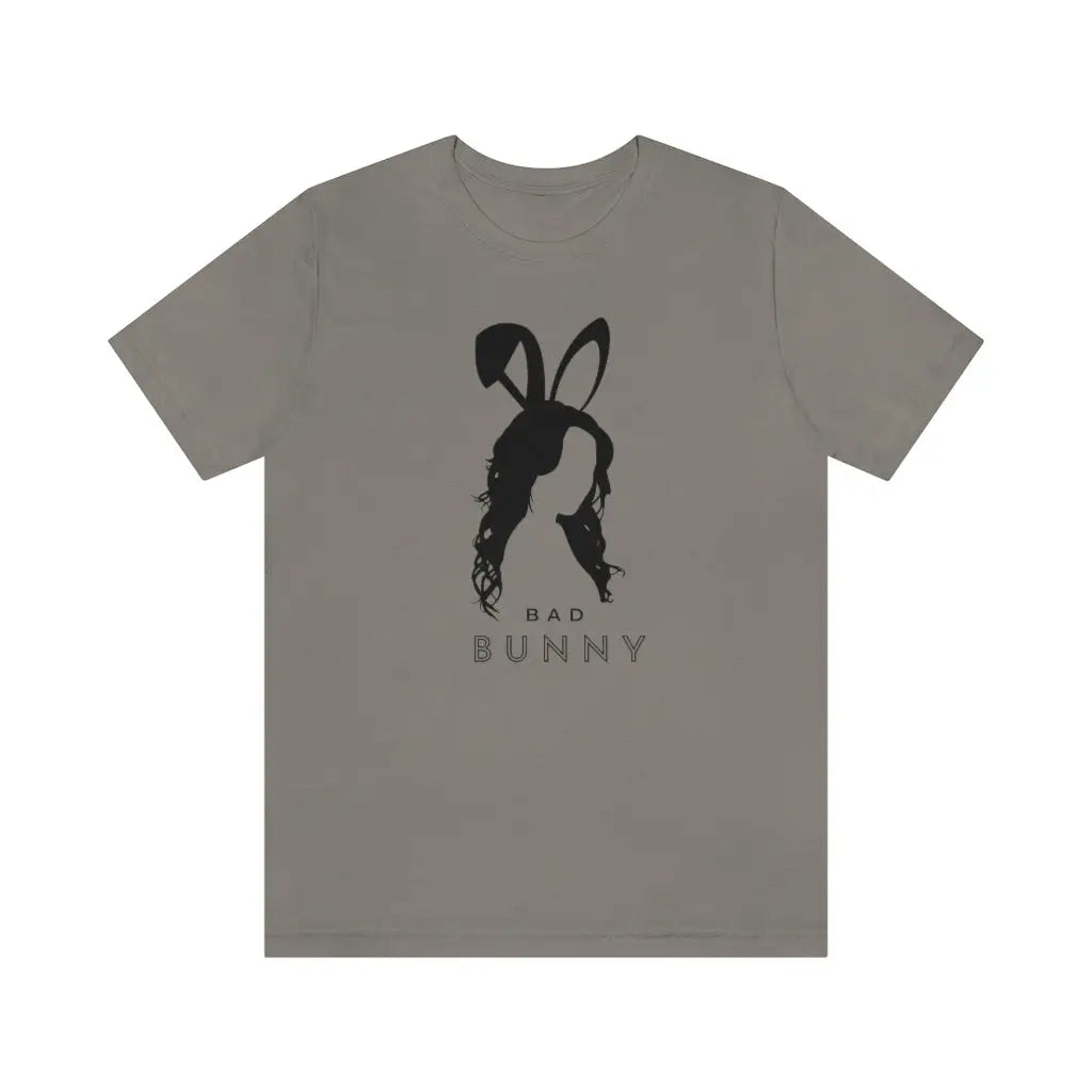 Women’s Bad Bunny Jersey Short Sleeve Tee #1 - Pebble