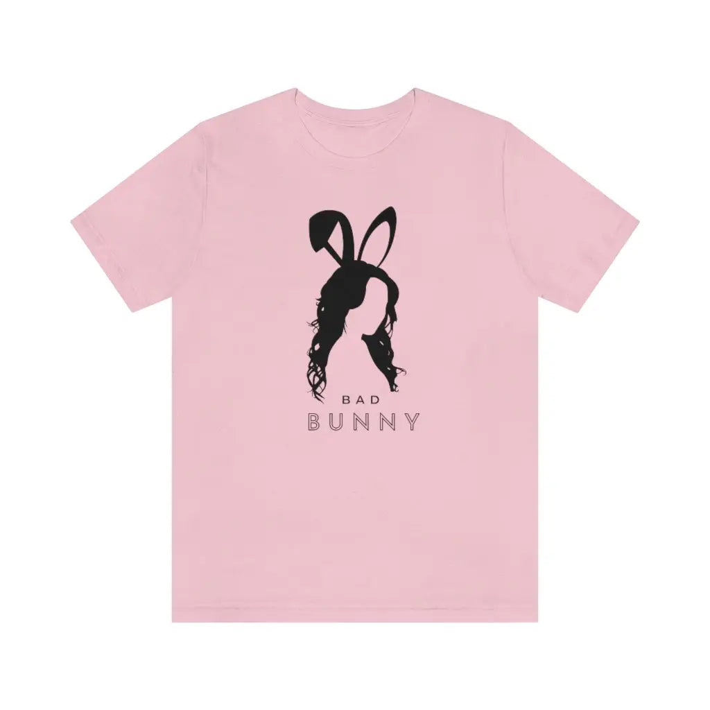 Women’s Bad Bunny Jersey Short Sleeve Tee #1 - Pink / XS