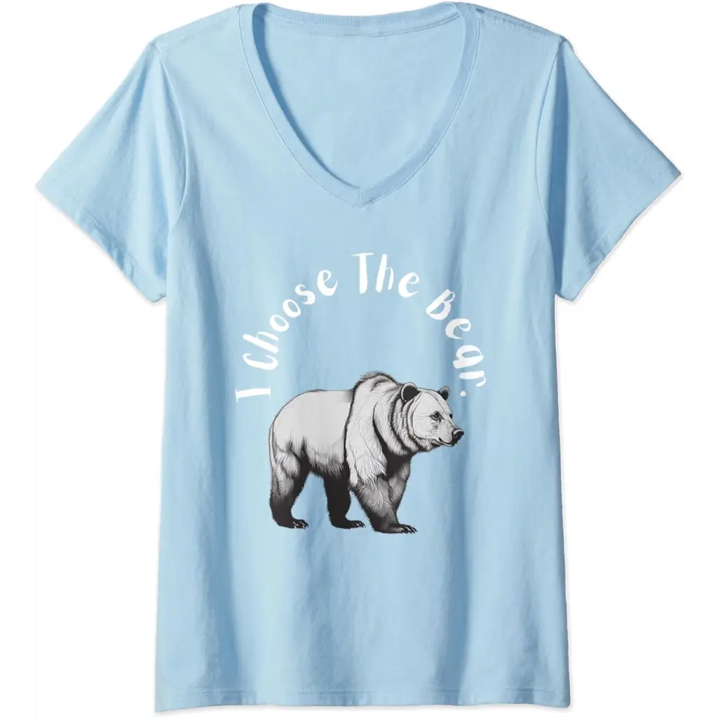 Womens Bear vs. Man: I’m Choosing the V-Neck T-Shirt