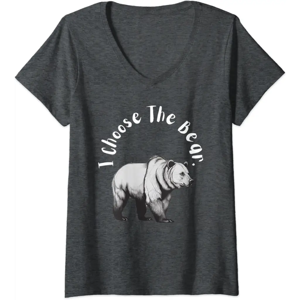 Womens Bear vs. Man: I’m Choosing the V-Neck T-Shirt