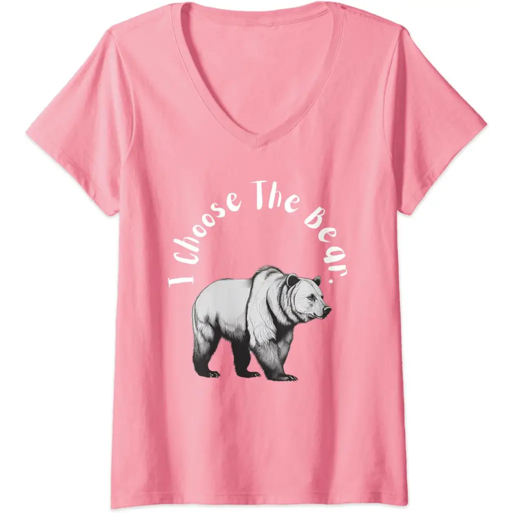 Womens Bear vs. Man: I’m Choosing the V-Neck T-Shirt