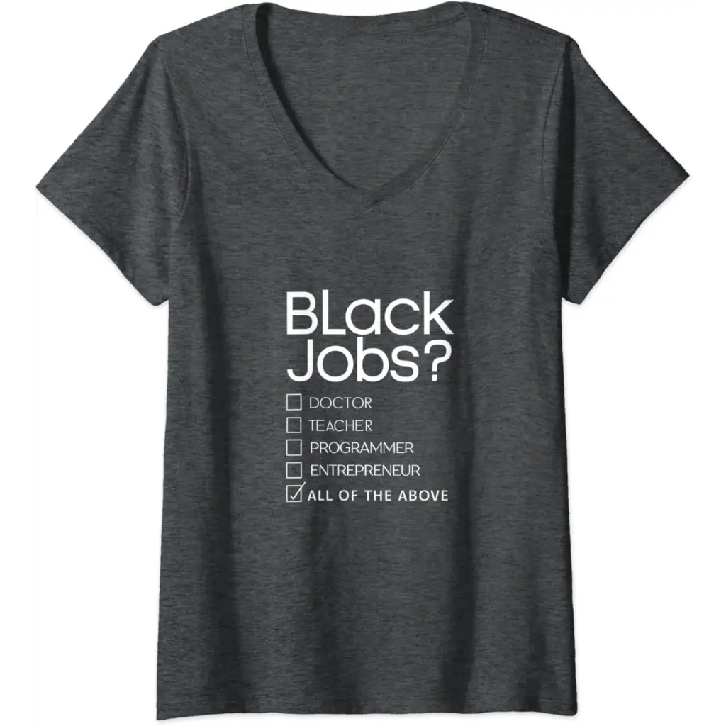 Womens Black Job Definition: Politics professionals V-Neck