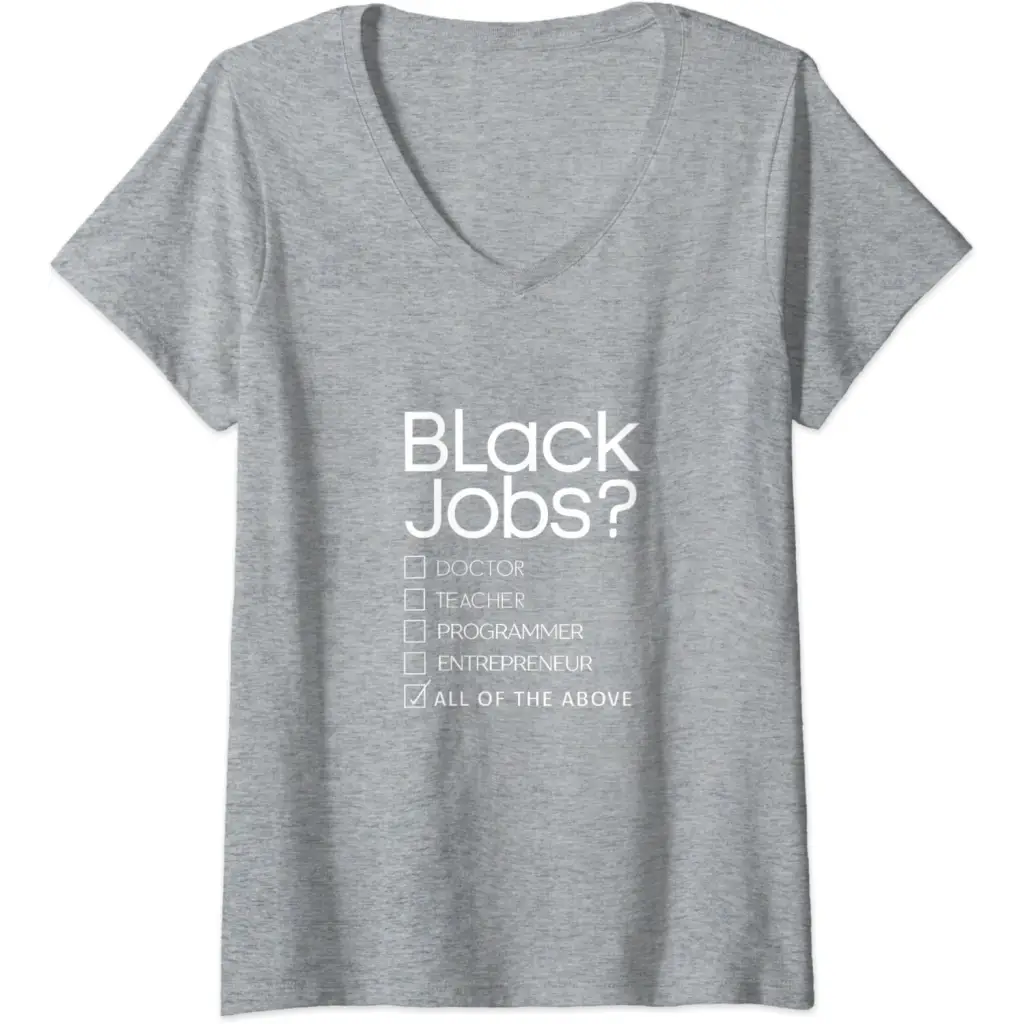 Womens Black Job Definition: Politics professionals V-Neck