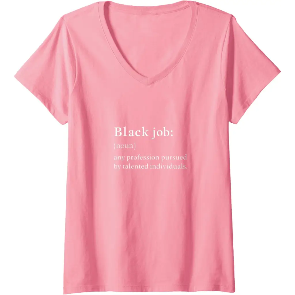 Womens Black Job Definition: Politics professionals V-Neck