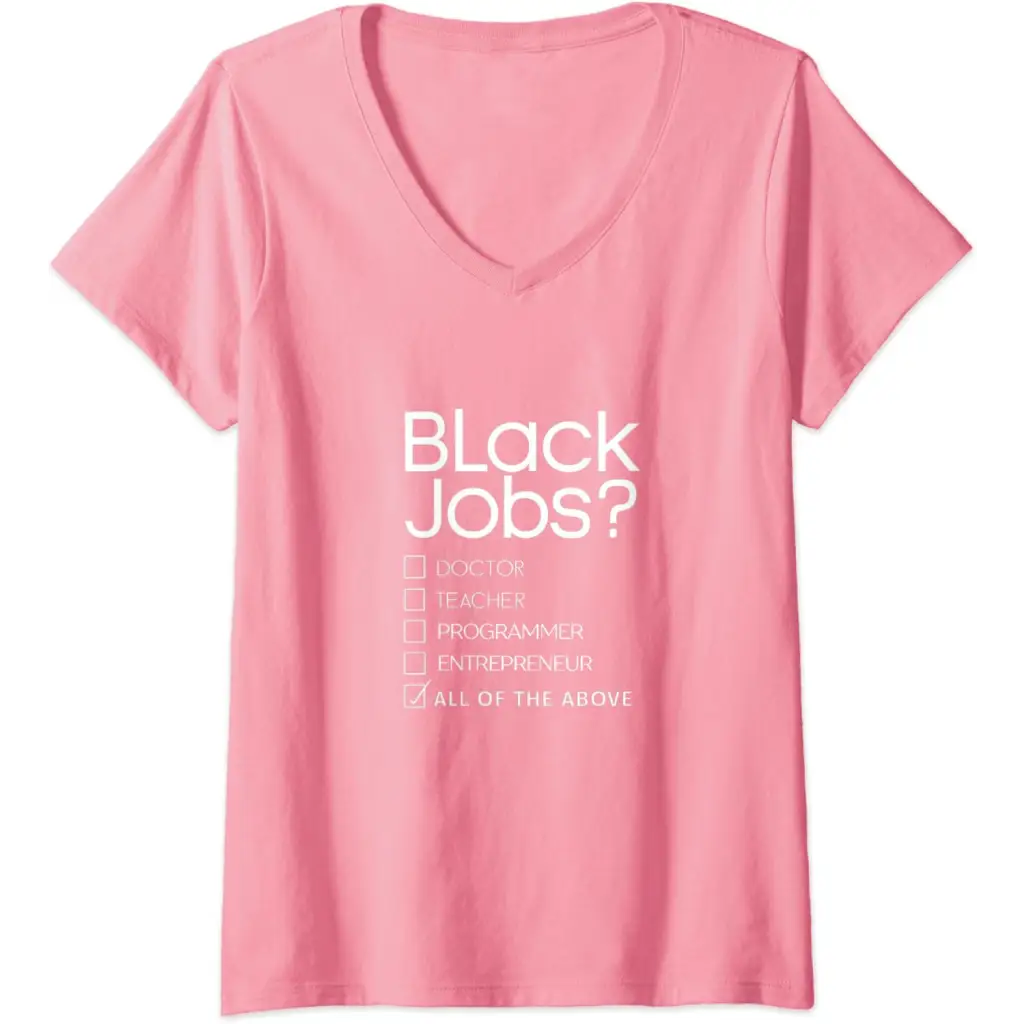 Womens Black Job Definition: Politics professionals V-Neck