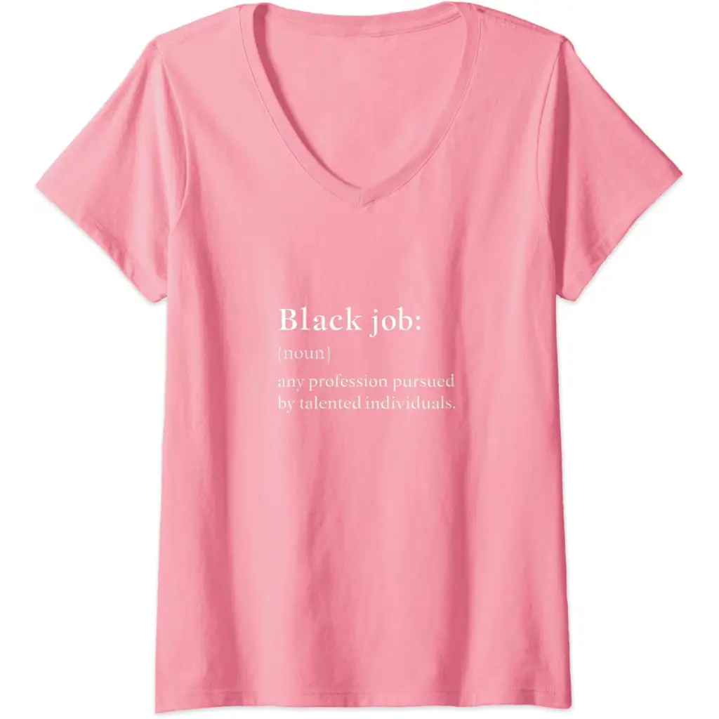 Womens Black Job Definition: Politics professionals V-Neck