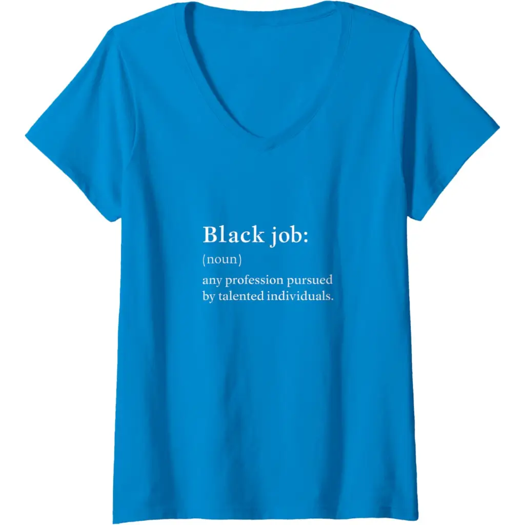 Womens Black Job Definition: Politics professionals V-Neck