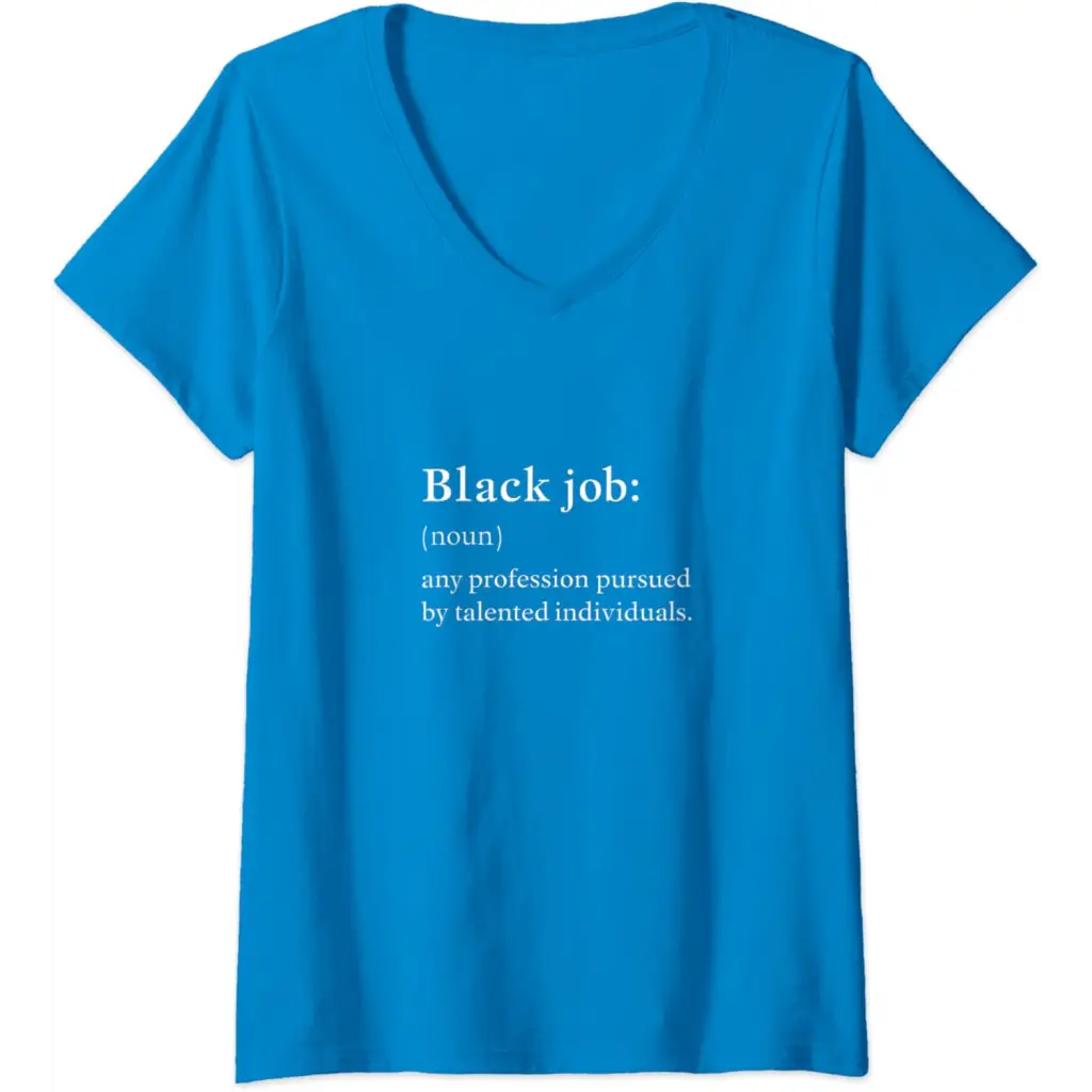 Womens Black Job Definition: Politics professionals V-Neck