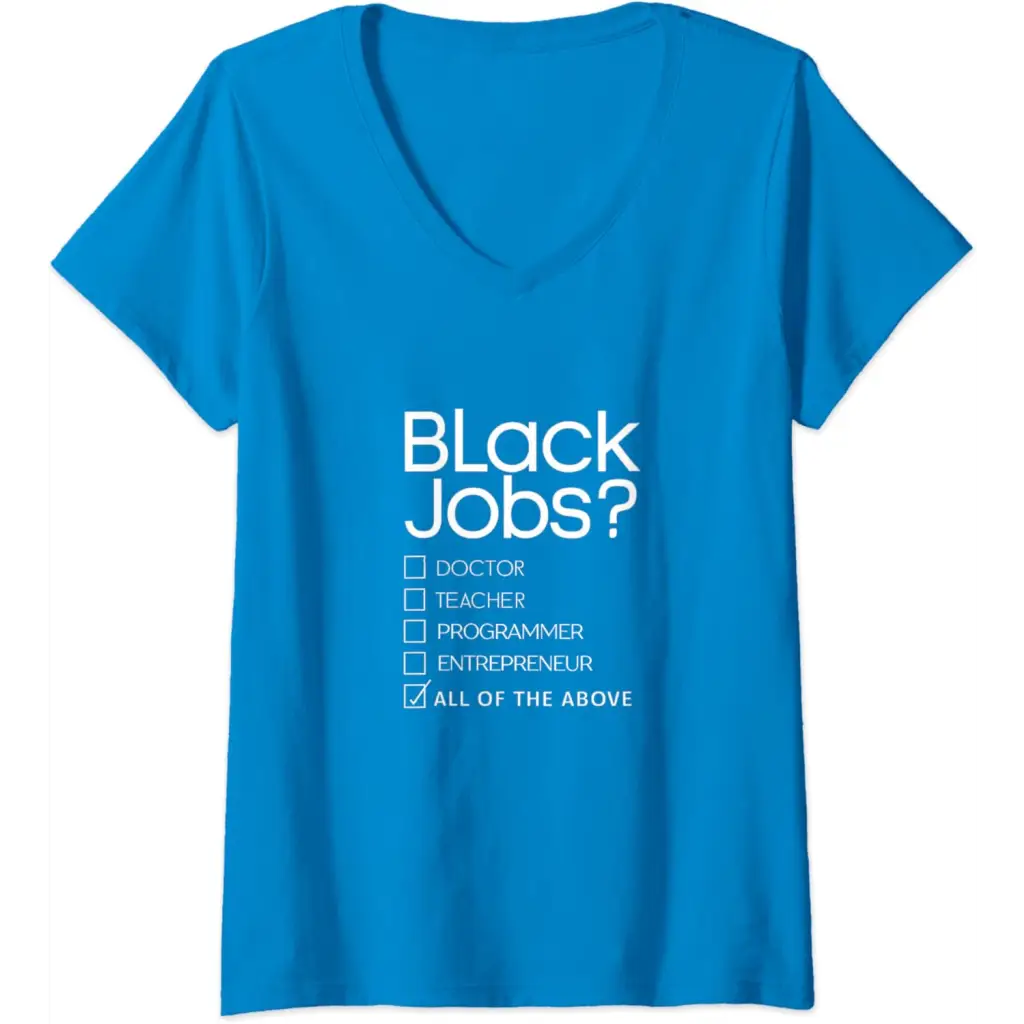 Womens Black Job Definition: Politics professionals V-Neck