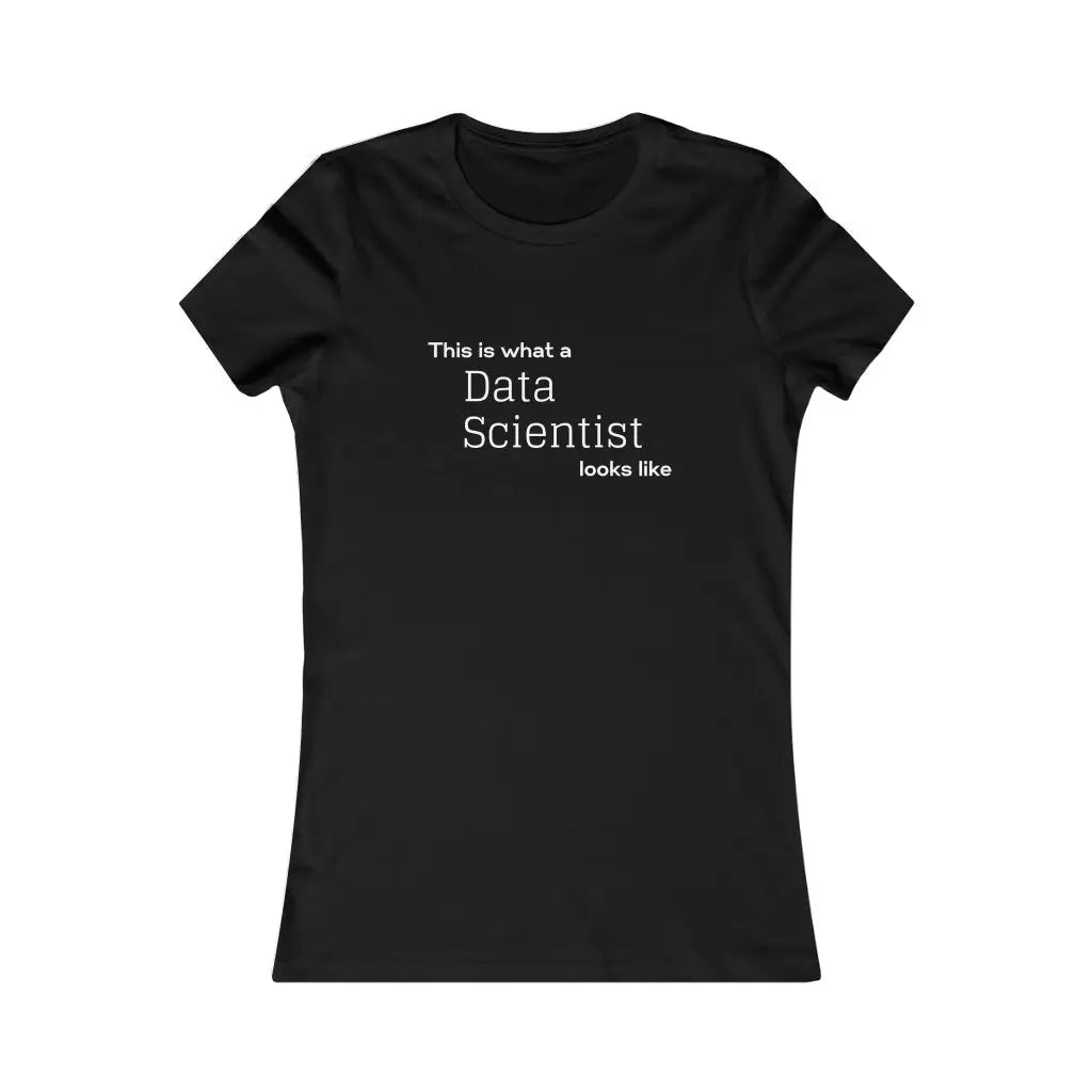 Women’s Data Scientist t-shirt - Black / L - T-Shirt