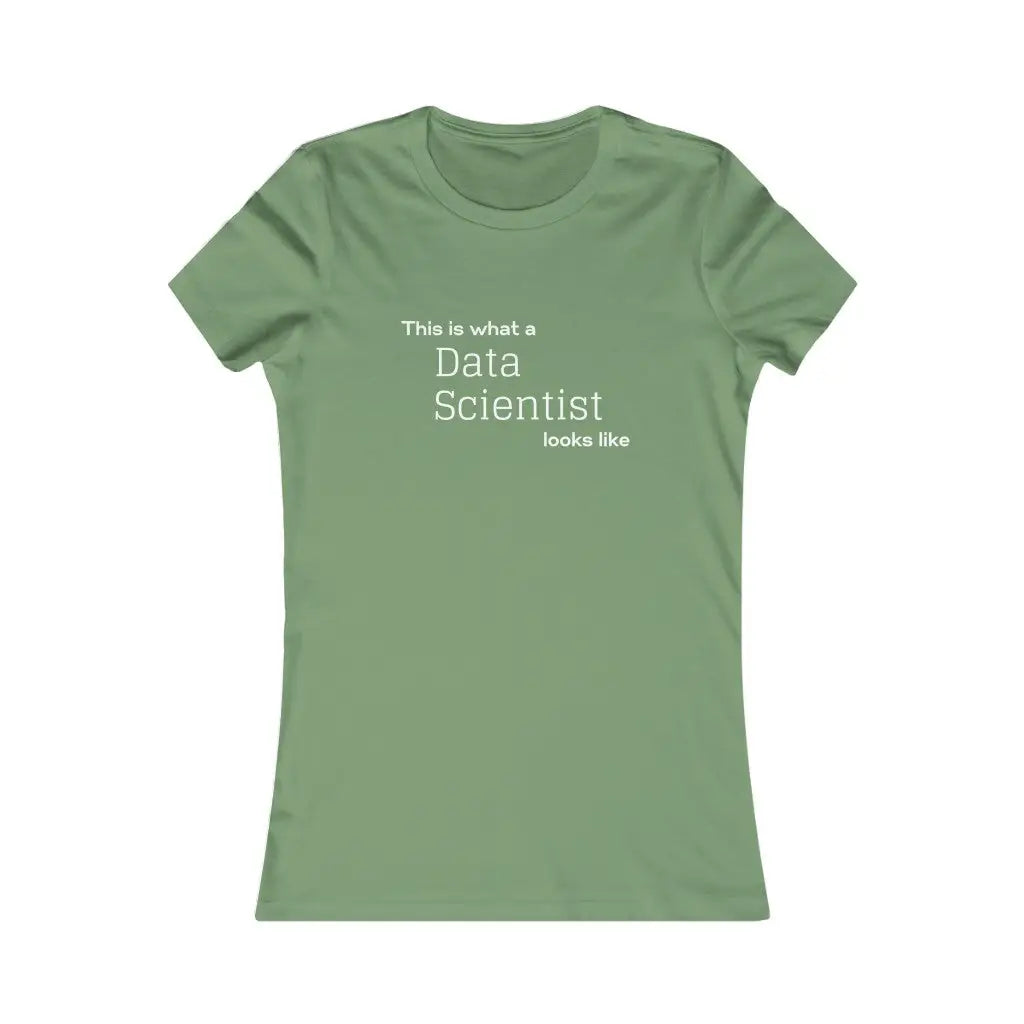 Women’s Data Scientist t-shirt - Leaf / S - T-Shirt