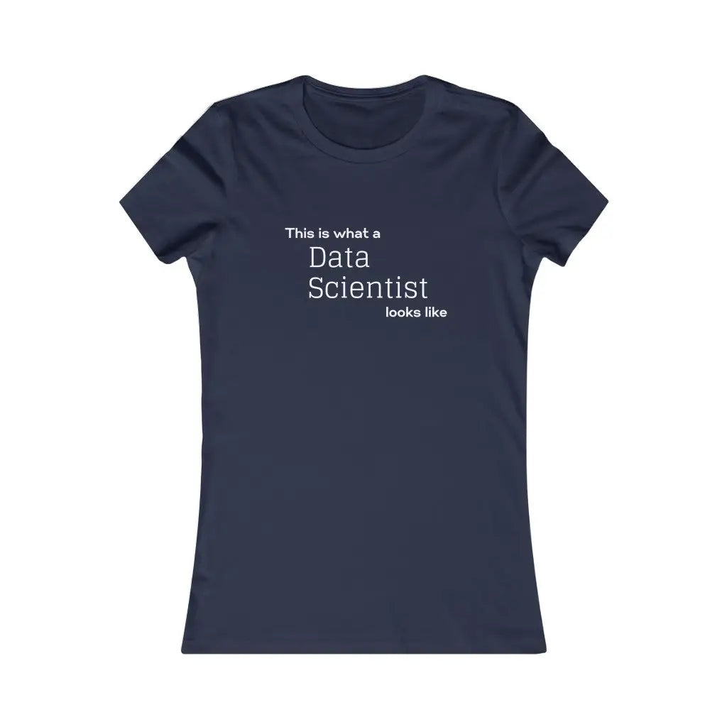 Women’s Data Scientist t-shirt - Navy / L - T-Shirt