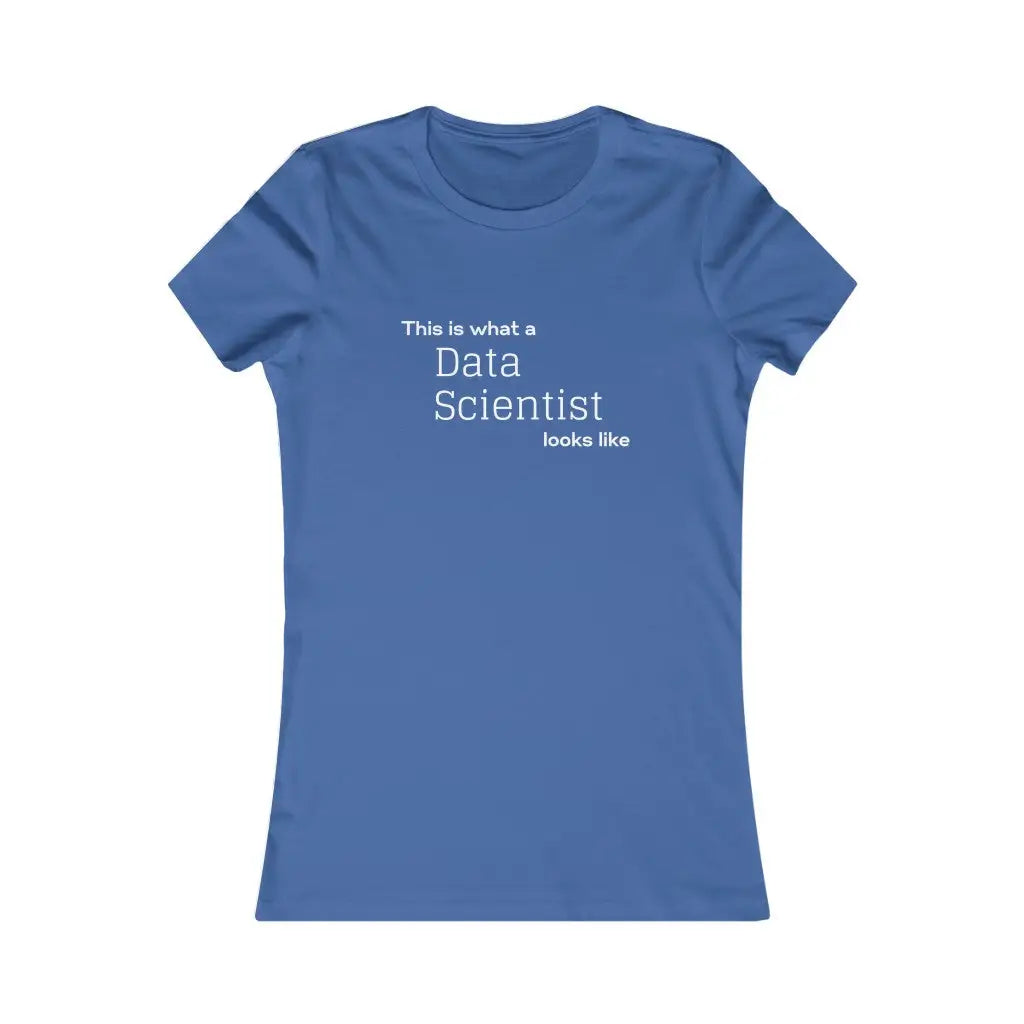 Women’s Data Scientist t-shirt - True Royal / L - T-Shirt