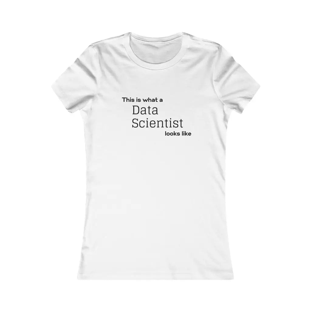 Women’s Data Scientist t-shirt - White / L - T-Shirt