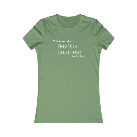 Women’s DevOps Engineer t-shirt - Leaf / S - T-Shirt