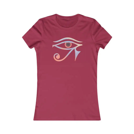Women’s Eye Of Horus Favorite Tee - Cardinal / L - T-Shirt