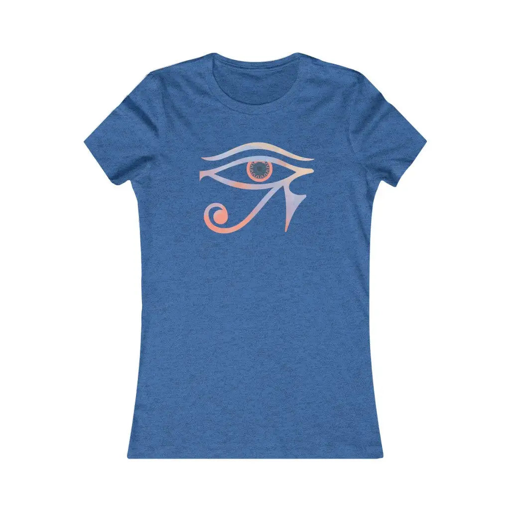 Women’s Eye Of Horus Favorite Tee - Heather True Royal