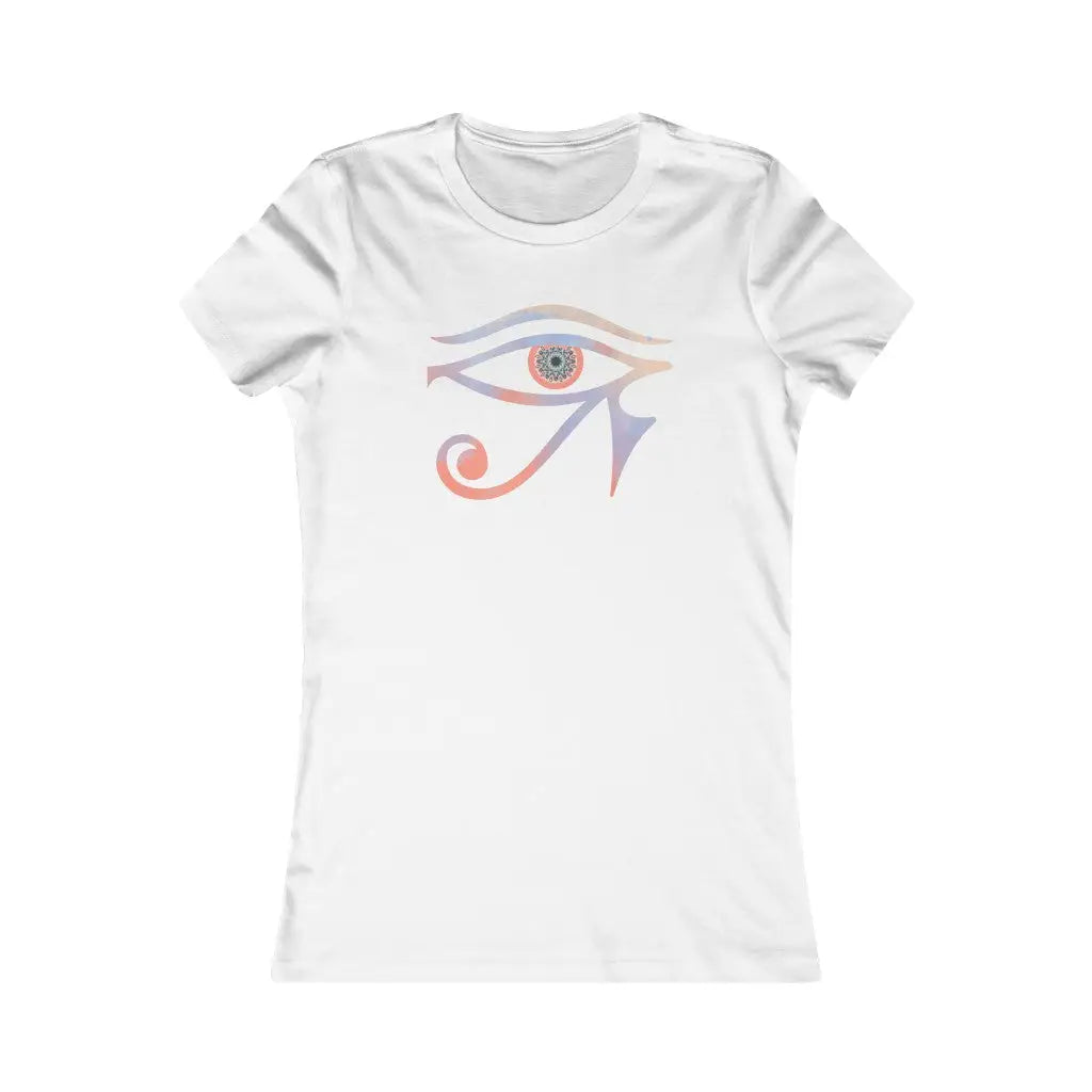 Women’s Eye Of Horus Favorite Tee - White / L - T-Shirt