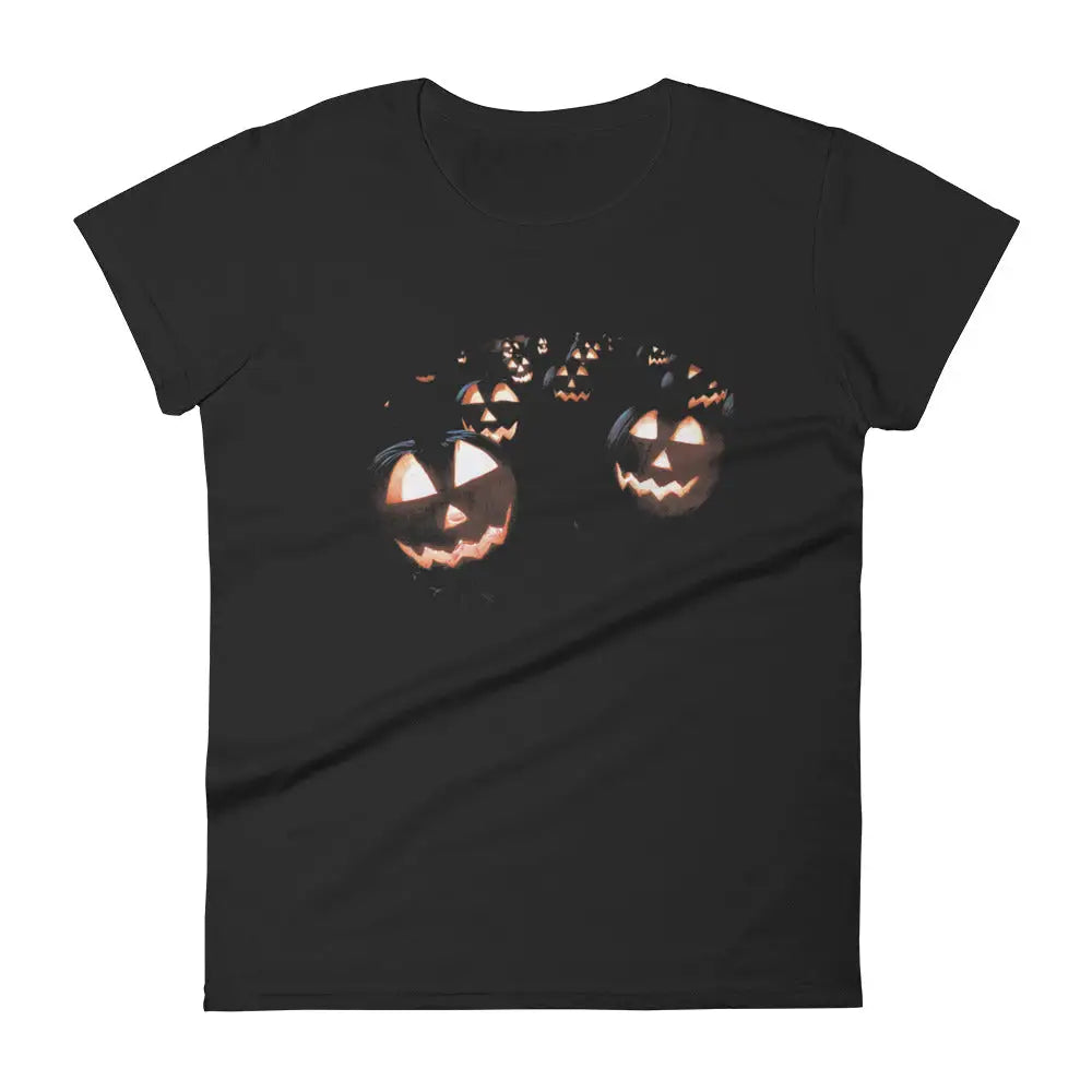 Women’s Fall Pumpkin short sleeve t-shirt - S - T-Shirt