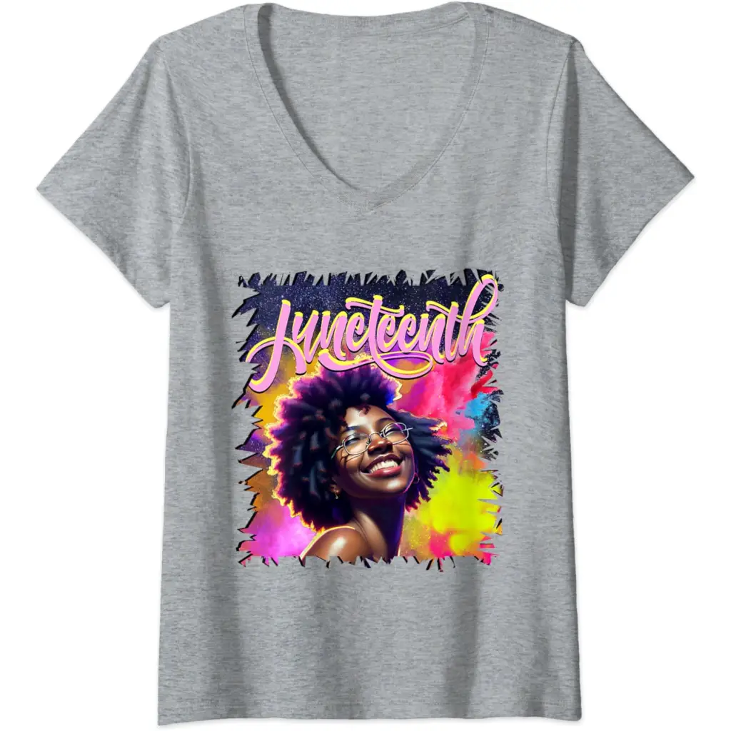 Womens Juneteenth Freedom Burst Black Girl Magic History