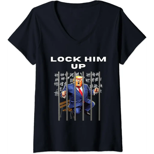 Womens Lock Him Up: Anti-Trump DJT Incarceration - Jail