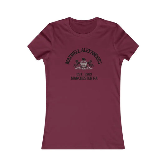 Women’s Maxwell Alexanders PA Flag t-shirt - Maroon / S