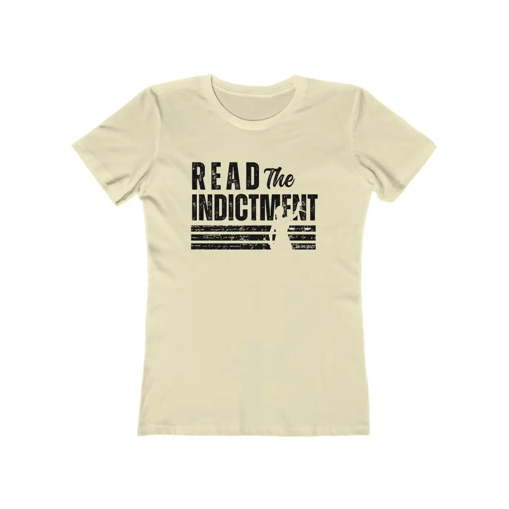 Women’s Read the Indictment Fitted Short Sleeve Tee