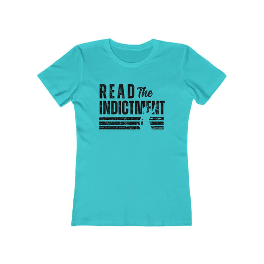 Women’s Read the Indictment Fitted Short Sleeve Tee