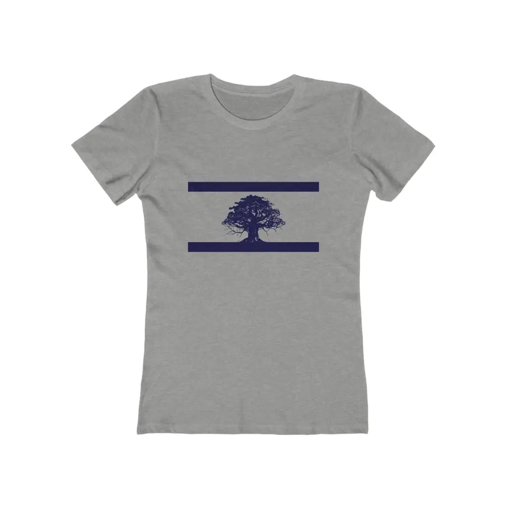 Women’s Sea Turtle Fitted Short Sleeve Tee - Heather Grey