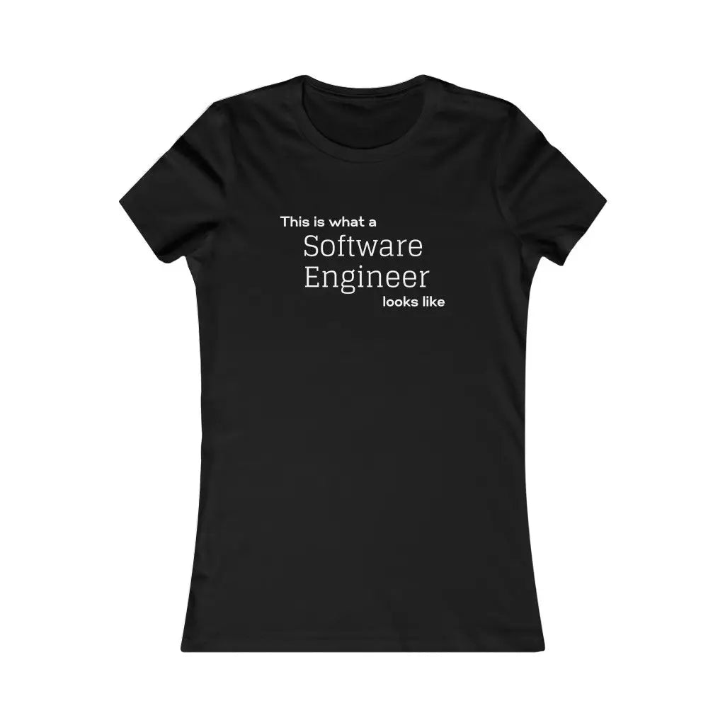 Women’s Software Engineer t-shirt - Black / S - T-Shirt