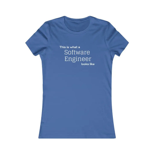 Women’s Software Engineer t-shirt - True Royal / M - T-Shirt